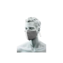 EXTOL maszk, kétrétegű antimikrobiális orrnyereg borítással, 25db, heather szürke