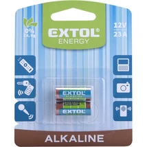 elem klt. 2 db, alkáli, 12V, méret: (23A); hosszú étettartam, bliszteren