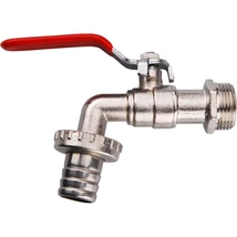 EXTOL premium kerti kifolyócsap, 1/2" külső menettel, karos, tömlővéges; 1/2" tömlőhöz, 170g