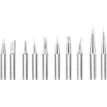 EXTOL industrial forrasztócsúcs klt.; 10 db, többféle alakú, 900M, bliszteren, 8794510- és 8794520 pákához