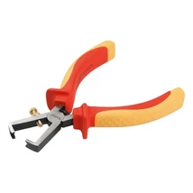 EXTOL premium blankoló fogó, vezeték csupaszító, Hossza: 160mm, 1000 V-ig szigetelve (VDE tanúsítvánnyal) dual piros-sárga markolat