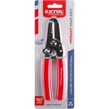 EXTOL premium blankoló fogó, vezeték csupaszító, Anyaga: 65Mn acél, kemyénysége: HRC 45-55, kábel méret: 03-2,6mm-ig