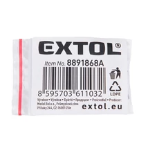 tartalék pofa klt.; 3db, 8891868 és 8891869 gépekhez