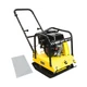 Güde GRP 90 lapvibrátor, Motor: OHV 196cm3, 16kN, 54x45cm, 94kg, szállítókerék, gumilap