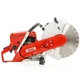 HECHT 9744 benzinmotoros daraboló, betonvágó, 74 cm3, 4,8 Le, 350mm tárcsa